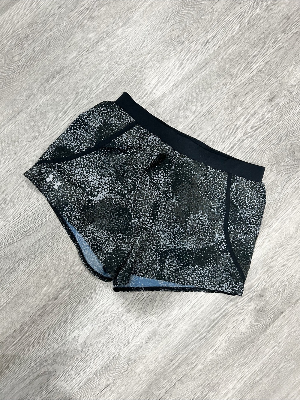 Under Armour Black Speckled Athletic Shorts